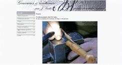 Desktop Screenshot of gravure-couteaux.info